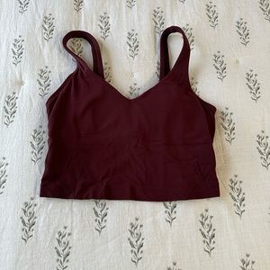 lululemon Align Tank size 2 Cassis